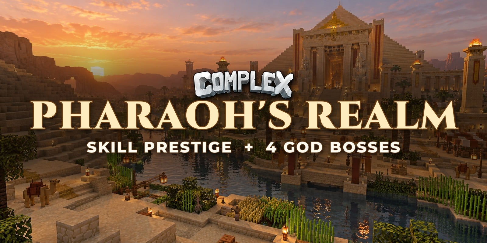 Pharaoh's Realm Update: Complex Gaming Skyblock, Prison, and Factions patch notes October 24th, 2026